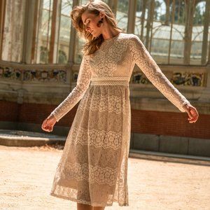 Bohme Lace Midi Dress